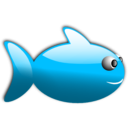 download Glossy Fish 1 clipart image with 315 hue color