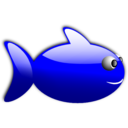 download Glossy Fish 1 clipart image with 0 hue color