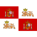 download Historic Flag Of The Spain Royal Navy clipart image with 0 hue color