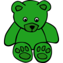 download Simple Teddy Bear clipart image with 90 hue color