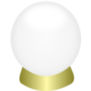 download Crystal Ball clipart image with 180 hue color