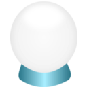 download Crystal Ball clipart image with 315 hue color