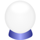 download Crystal Ball clipart image with 0 hue color