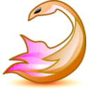 download Thunderbird clipart image with 180 hue color