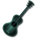 download Brown Guitar clipart image with 135 hue color