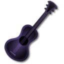 download Brown Guitar clipart image with 225 hue color