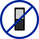 download No Cellphone clipart image with 225 hue color