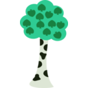 download Birch Tree clipart image with 45 hue color