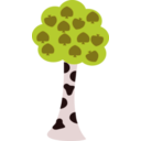download Birch Tree clipart image with 315 hue color