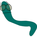download Worm clipart image with 135 hue color