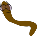 download Worm clipart image with 0 hue color