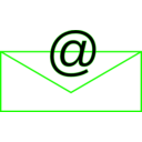download Email Rectangle Simple 8 clipart image with 270 hue color