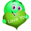 download Love You Boy Smiley Emoticon clipart image with 90 hue color