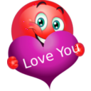 download Love You Boy Smiley Emoticon clipart image with 315 hue color