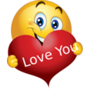 download Love You Boy Smiley Emoticon clipart image with 0 hue color