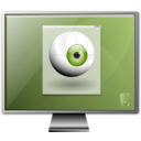 download Monitor clipart image with 225 hue color