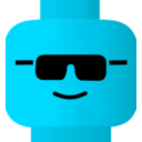 download Lego Smiley Cool clipart image with 135 hue color