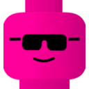 download Lego Smiley Cool clipart image with 270 hue color