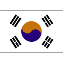 download South Korean Flag clipart image with 45 hue color