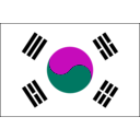 download South Korean Flag clipart image with 315 hue color