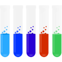 download Test Tubes clipart image with 180 hue color