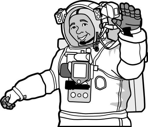 Smiling Astronaut Clipart I2clipart Royalty Free Public Domain Clipart