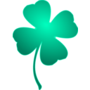 download Irish Lucky Clover clipart image with 45 hue color