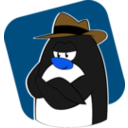 download Fedora Penguin clipart image with 180 hue color