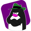 download Fedora Penguin clipart image with 270 hue color