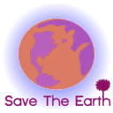 download Logo Save Earth clipart image with 180 hue color