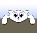 download Sad Kitten clipart image with 45 hue color