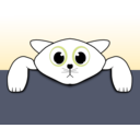download Sad Kitten clipart image with 225 hue color