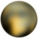 download Pluto 180 Degree Face From Hubble Telescope clipart image with 0 hue color