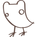 download Birdie Graffiti clipart image with 180 hue color