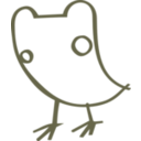 download Birdie Graffiti clipart image with 225 hue color