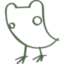 download Birdie Graffiti clipart image with 270 hue color