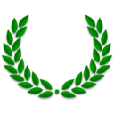download Laurel Wreath clipart image with 0 hue color