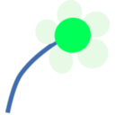 download Daisy clipart image with 90 hue color