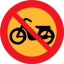 No Mopeds Sign