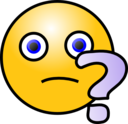 Emoticons Question Face