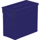 download Ammo Can clipart image with 180 hue color