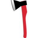 download Fire Axe 2 clipart image with 0 hue color