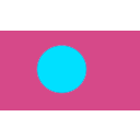 download Flag Of Palau clipart image with 135 hue color