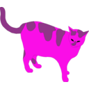 download Cat clipart image with 270 hue color