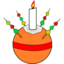 download Christingle clipart image with 0 hue color