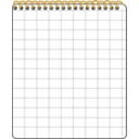 download Notepad clipart image with 180 hue color