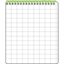 download Notepad clipart image with 225 hue color