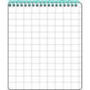 download Notepad clipart image with 315 hue color