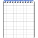 download Notepad clipart image with 0 hue color