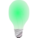 download Lightbulb On clipart image with 90 hue color